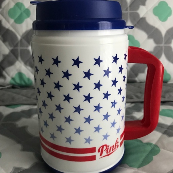 PINK Victoria's Secret Accessories - VS❤️PINK 24oz💦Chug Mug-🇺🇸Red/White/Blue🇺🇸